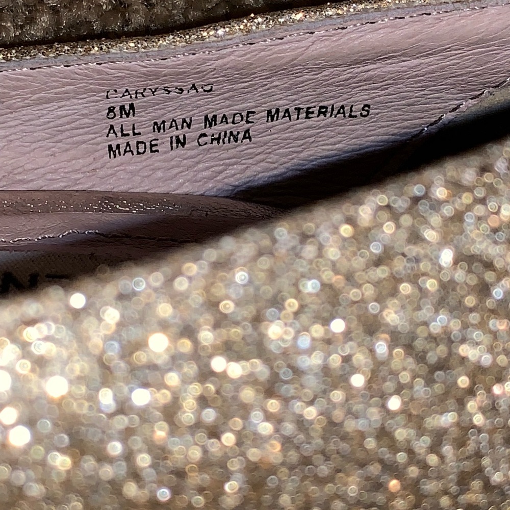 SOLD Gold glitter Steve Madden pumps size 8 - Picture 7 of 7